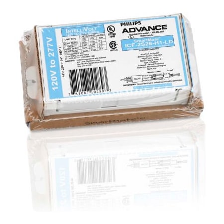 Philips Philips Advance Electronic CFL Ballast, 120-277V, 1 or 2- 18 Watts ICF2S18H1LDK